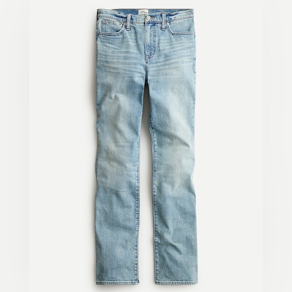 J Crew NWT Full Length Light Seacoast Wash Pocket Perfecting Bootcut Jeans SZ 30 - Picture 3 of 15